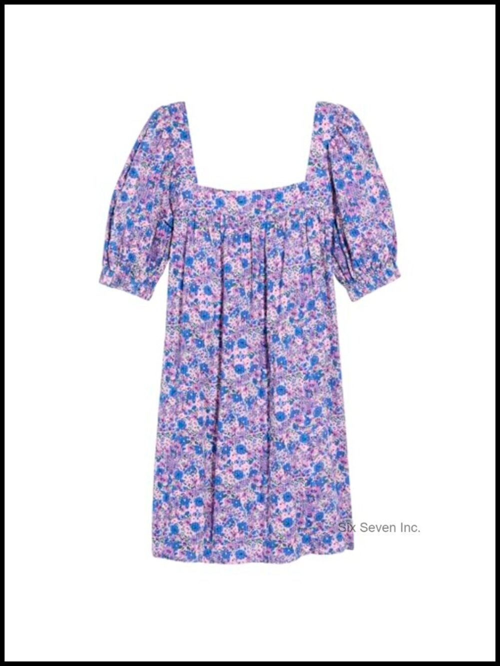 Vineyard Vines Women's Seersucker Square Neck Dress